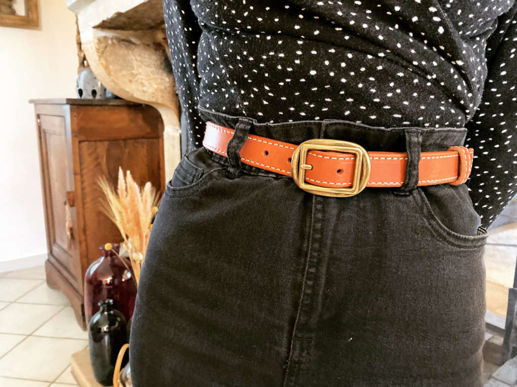 Ceinture surpiquées 